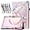 Pink Marble, variant on elitegadget Case for Onn 10.1 Inch Tablet (2024 Model) Gen 4 - Slim Lightweight Folio PU Leather Folding Stand Cover Case   1 Random Stylus (Pink Marble)
