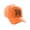 Orange, variant on Daxton Structured Baseball Hat Cap Curved Visor Vintage Custom Number, Black Hat, Black Number 36