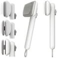 thumbnail image 5 of Burculy Multi-Function Self-Cleaning Pet Grooming Brush for Cats & Dogs, White, 5 of 9