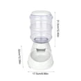 thumbnail image 2 of Large Automatic Pet Feeder Food Dispenser for Cats Dogs, 2 of 6