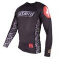 thumbnail image 3 of Tatami Fightwear Men's Japanese Series Samurai MMA BJJ Rash Guard Black, 3 of 4