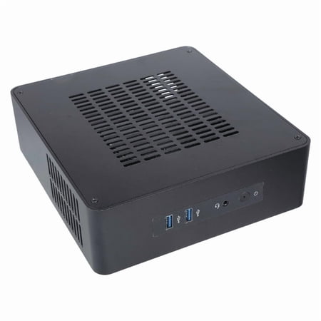 Zecic ITX Computer Case TA65 Mini Desktop Case Industrial Control HTPC PC Case Monitors
