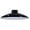 Black, variant on B&P Lamp® Industrial Style Metal Dome Lamp Shade, Unfinished Steel, 10 Inch Diameter, 2-1/4 Inch Lip Fitter, Hand-Spun Metal