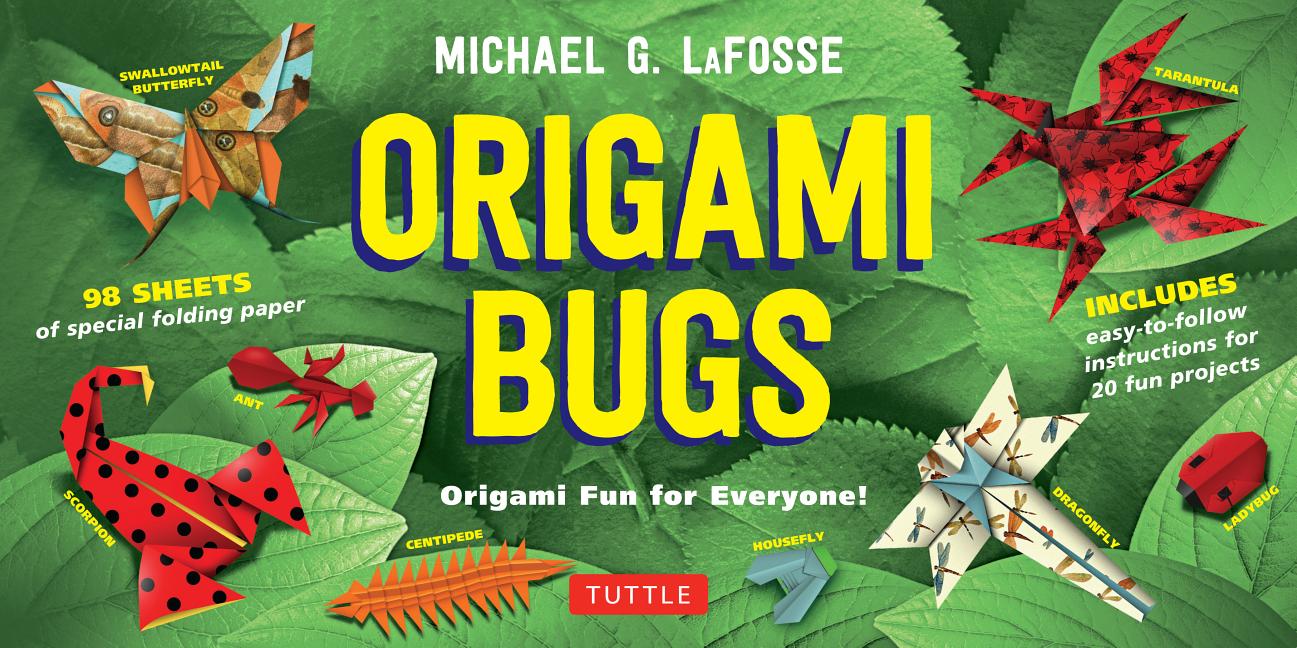 Origami Bugs Kit Origami Fun for Everyone! Kit with 2 Origami Books