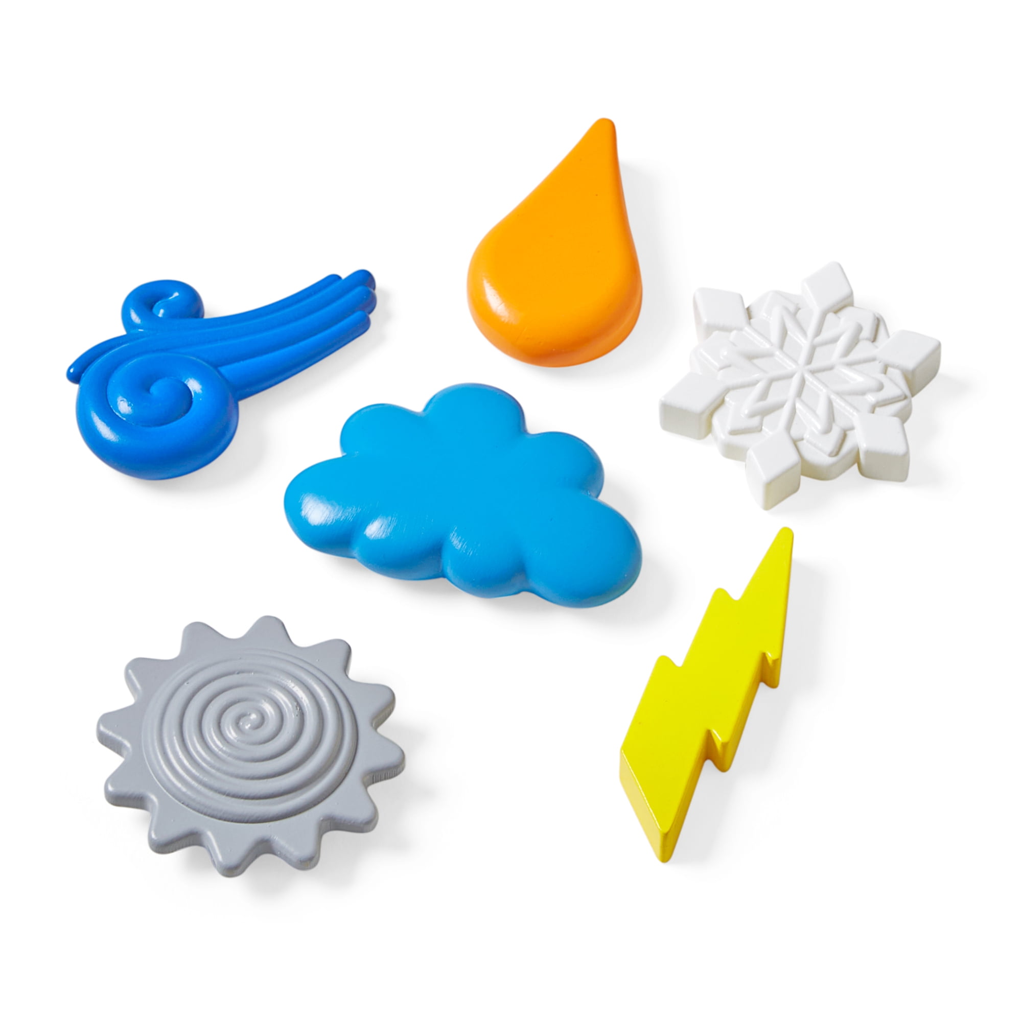 hand2mind Explore the Weather Counters, Weather Toys, Meteorology for Kids, Math Counters for Kids, Color Sorting Toys, Counting Manipulatives, Montessori Math Materials, Preschool Science Toys