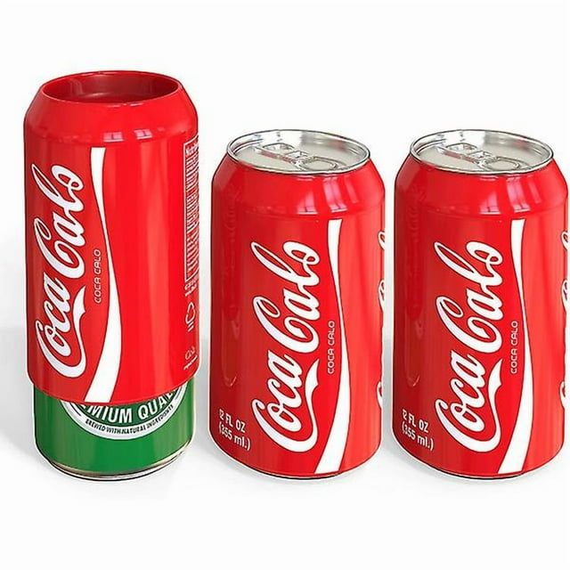 Silicone Can Covers (3-Pack) - Hide your beer by camouflaging it as a soda can (red)
