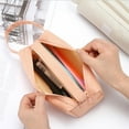 thumbnail image 6 of Clearance! FNGZ Stationery Bag Pencil Pouch Bag Cosmetic Pouch Stationery Pencil Case Office Pouch Large Pencil Student Office Stationery Pink, 6 of 7