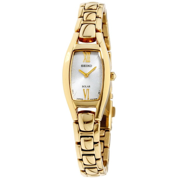 Seiko Seiko Women's Core Solar SUP320 GoldTone Dress Watch