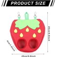 thumbnail image 2 of Rabbit Hay Feeder Bag Rabbit Hay Holder Small Animals Hay Feeder Bag Hanging Feeding Storage Guinea Pig Hay Feeder Bag Rabbit Feeder Fabric Bag For Bu, 2 of 4