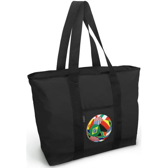 World Soccer Tote Bag Deluxe World Cup Fan Tote Bags