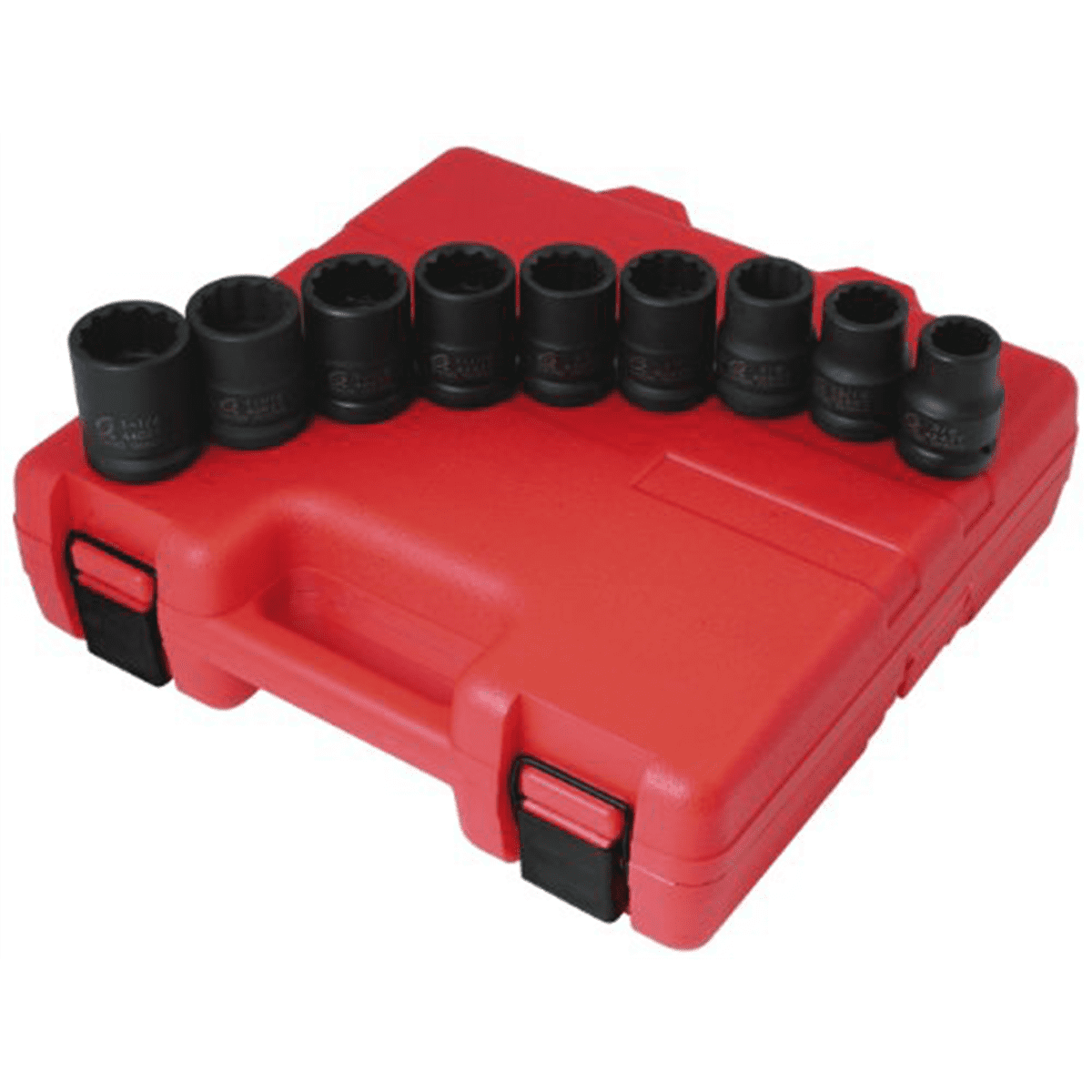 Sunex Tools 4687 3/4" Dr SAE 12Pt Thin Wall Impact Socket Set, 9Pc SUU-4687