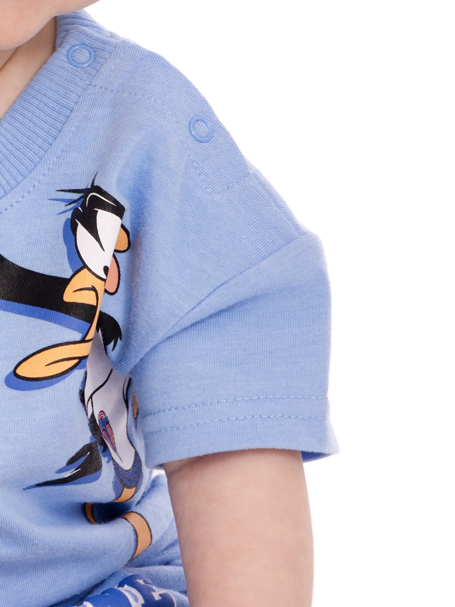 Looney Tunes Baby Boys Short Sleeve Graphic Tee and Shorts Set, 2-Piece, Sizes 0/3M-24M
