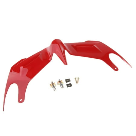 Red Motorcycle Front Upper Fairing Aerodynamic Winglet Front Fairing ...