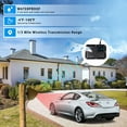 thumbnail image 2 of Alarma de entrada Wuloo Solar inalámbrica con alcance de 1800 pies con batería, 2 of 8