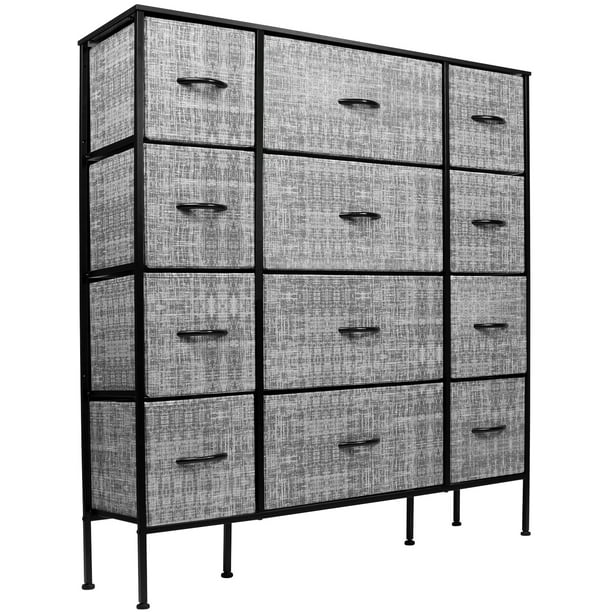 Sorbus 12 Drawer Dresser Organizer, Large Tall Dresser For Bedroom