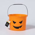 thumbnail image 1 of La façon de célébrer Halloween PL Orange LED Seau,âge 3+,Fournitures de divertissement pour les vacances, 1 of 8