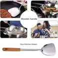 thumbnail image 3 of Juego de utensilios de cocina de acero inoxidable - 2 utensilios de cocina - Juego de utensilios de cocina antiadherentes, 3 of 5