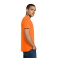 thumbnail image 3 of Jerzees Unisex Safety Work T-Shirt, Dri-Power Moisture-Wicking Shirt, Hi- Vis Safety Orange Tee 9 Pack, Size S, 3 of 5