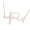 Rose Gold, variant on Minimalist ECG Heartbeat Design Clavicle Chain Stainless Steel Pendant Necklace for Hospital Enthusiasts and Gift