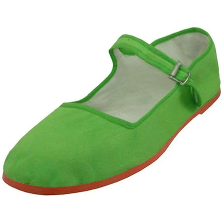 

Women s Cotton Mary Jane Shoes Flat Ballet Slip On Colors
