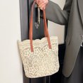 thumbnail image 2 of Bolso de hombro de mujer de moda con encaje hueco de venta caliente 2024 Nuevo bolso de mano de gran capacidad personalizado y versátil, 2 of 5