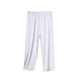 thumbnail image 2 of Stamzod Capri Lounge Pants Women Casual Soft Comfy Plus Size Capris Solid Color Loose Cropped Yoga Pants Ladies Pajamas XXXL, 2 of 6