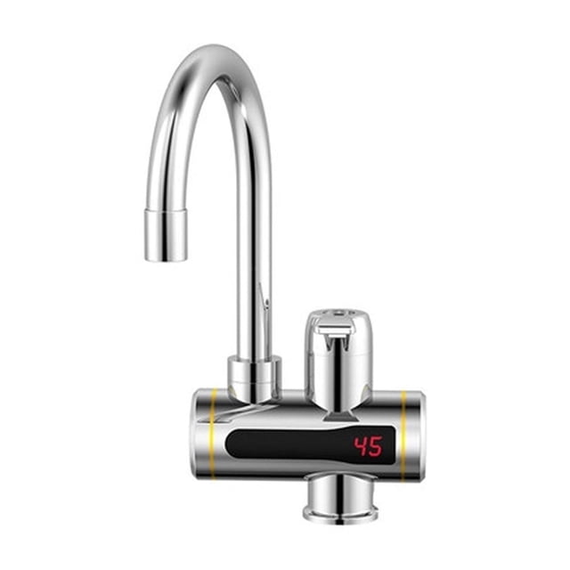 Electric Kitchen Water Heater Tap,LED Digital Temperature Display Instant Hot Water,Faucet Tankless Cold Heating Tap ,Built To Last