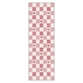 thumbnail image 7 of GENIMO 2'x7' Minimalist Runner Rug, Machine Washable Non Slip Low Pile Hallway Runner Rug for Kitchen Laundry Room, Blush Cream, 7 of 7