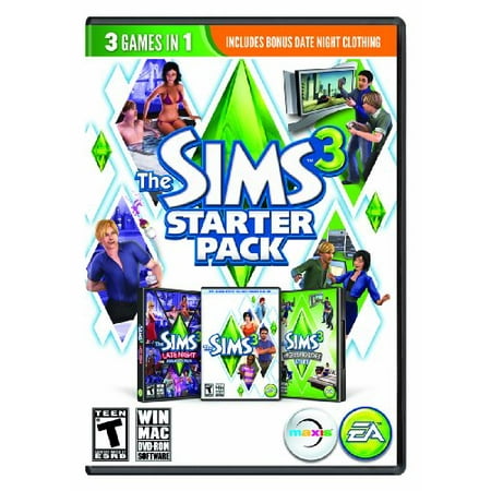 Electronic Arts EA The Sims 3 Starter Pack, PC, Windows, (Best Laptop To Play Sims 3)