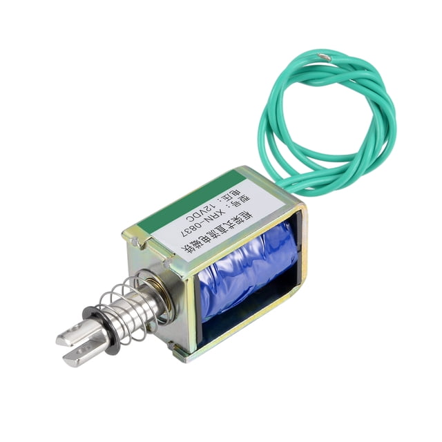 Unique Bargains XRN-0837 DC 12V 20N 10mm Pull Type Open Frame Solenoid Electromagnet