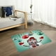 thumbnail image 4 of Alfombra antideslizante absorbente de franela festiva de Papá Noel y alce rectangular para cualquier habitación M, 4 of 7