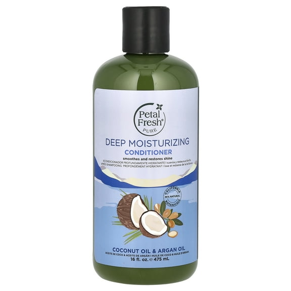 Petal Fresh Pure, Deep Moisturizing Conditioner, Coconut Oil & Argan Oil, 16 fl oz (475 ml)