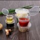 thumbnail image 1 of ¡Oferta de liquidación! Vasos desechables de una sola pieza para salsa de 4 oz, 50 unidades. Recipientes de plástico pequeños de 4 oz con tapa para chupitos de comida. Vasos desechables para, 1 of 8