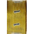 thumbnail image 2 of Offray 1.5" Metallic Firefly Wired Edge Ribbon-Gold, 2 of 3