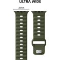 thumbnail image 4 of Bandas deportivas compatibles con Apple Watch Ultra 2 Band/Apple Watch Ultra Band 49 mm, 45 mm, 44 mm, 42 mm para hombres, pulseras de silicona suave, correa de repuesto impermeable para iWatch Series, 4 of 4
