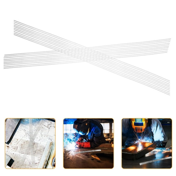HOMEMAXS 20 Pcs Sticks Low Temperature Aluminum Welding Wire 33.00X0.16X0.16CM Silver