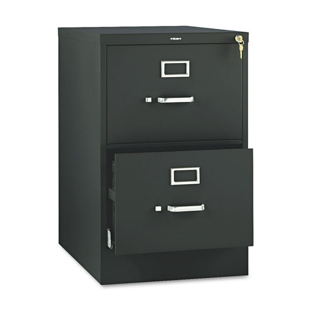 HON 510 Series TwoDrawer FullSuspension File Legal 29h x25d Black 512CPP
