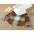 thumbnail image 3 of Kids Coat  Girls Plaid Long Sleeve Hooded Single-Breasted Jacket with Pockets for Spring Fall  1-6 Years, 3 of 7