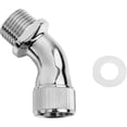 thumbnail image 3 of Elbow Adapter Extender Connector For Shower Head (silver) (1pcs), 3 of 4