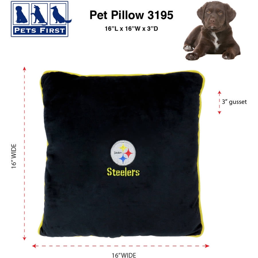 Pets First Nfl Pittsburgh Steelers Pet Pillow Walmart Com