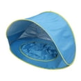 thumbnail image 1 of Pop Up Beach Tent, UV Protection, Easy Setup and Portable Beach Shade Sun Shelter Canopy, 120x80x70cm Beach Shade Tent Baby Canopy with Carrying Bag, Ground Nail, 1 of 7