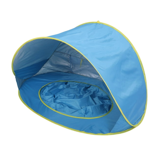 Pop Up Beach Tent, UV Protection, Easy Setup and Portable Beach Shade Sun Shelter Canopy, 120x80x70cm Beach Shade Tent Baby Canopy with Carrying Bag, Ground Nail