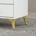 thumbnail image 4 of MONSLIPA Nightstand with 3 Drawers, White End Table for Bedroom Living Room, 4 of 7