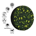 thumbnail image 5 of Easygdp Green Branch Olive Wheel Sun Guard, Spare Tire Cover,Universal Trailer Suv Truck Camper Travel,Easy To Install And Remove -16 Inch, 5 of 9