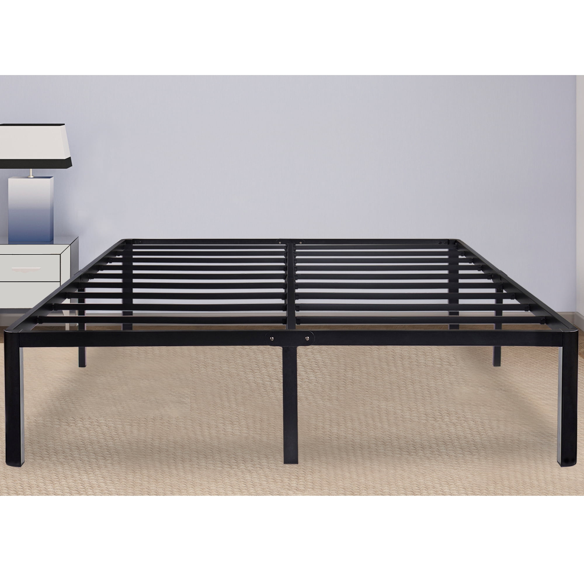 metal bed frame queen walmart
