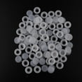 thumbnail image 2 of Hinged Cover Screw Caps Fold Over To suitable size 6g or 8g 100Pcs Screws Set White, 2 of 8