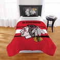thumbnail image 2 of NHL Chicago Blackhawks Officially Licensed Comforter & Sham set Twin/Twin XL, 2 of 3