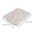 thumbnail image 2 of Miumaeov 20Pcs Flower Wall Panel 24"x16" 3D Artificial Flower Wall Decor Premium Light Pink Silk Flowers Decor for Room Photo Background Party Wedding Decor, 2 of 16