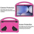thumbnail image 5 of Funda de goma EVA para tableta Samsung Galaxy Tab S10+ con asa y soporte para niños, color negro y rosa, 5 of 5