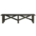 thumbnail image 3 of Pemberly Row 72" Long Dining Bench in Distressed Gray Wood / Entryway Seating, 3 of 4